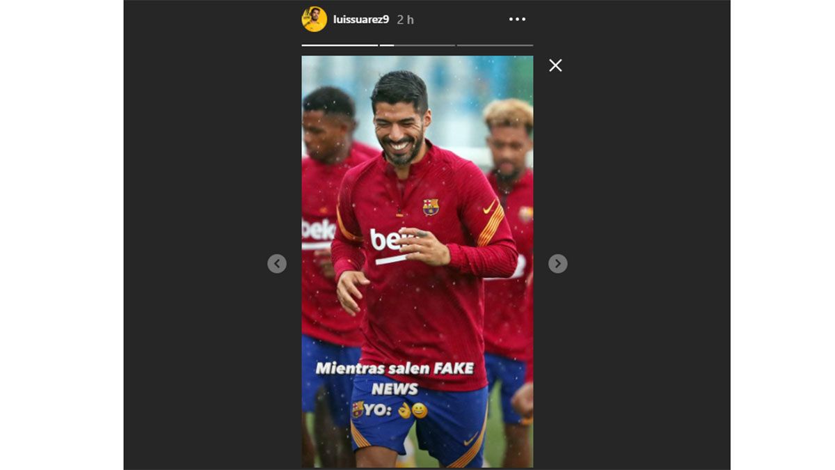 Luis Suárez desmintió que haya un acuerdo para ir a la Juve 