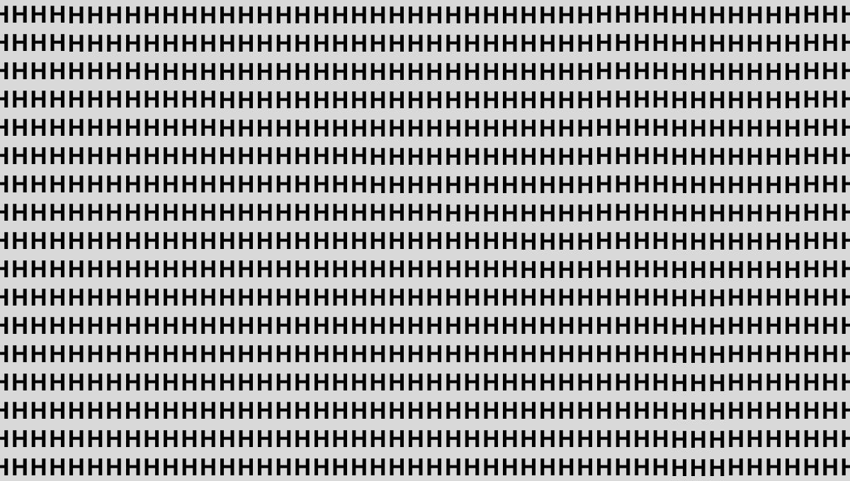 Acertijo visual: solo las personas con vista de halcón podrán encontrar la letra N en la imagen