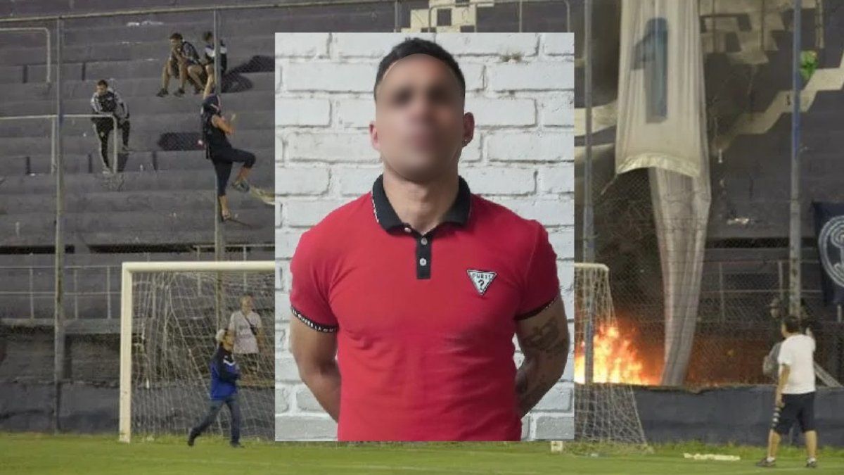 Cristian Rivero, el barrabrava de Independiente Rivadavia que fue detenido e imputado por el crimen de Gabito Videla.