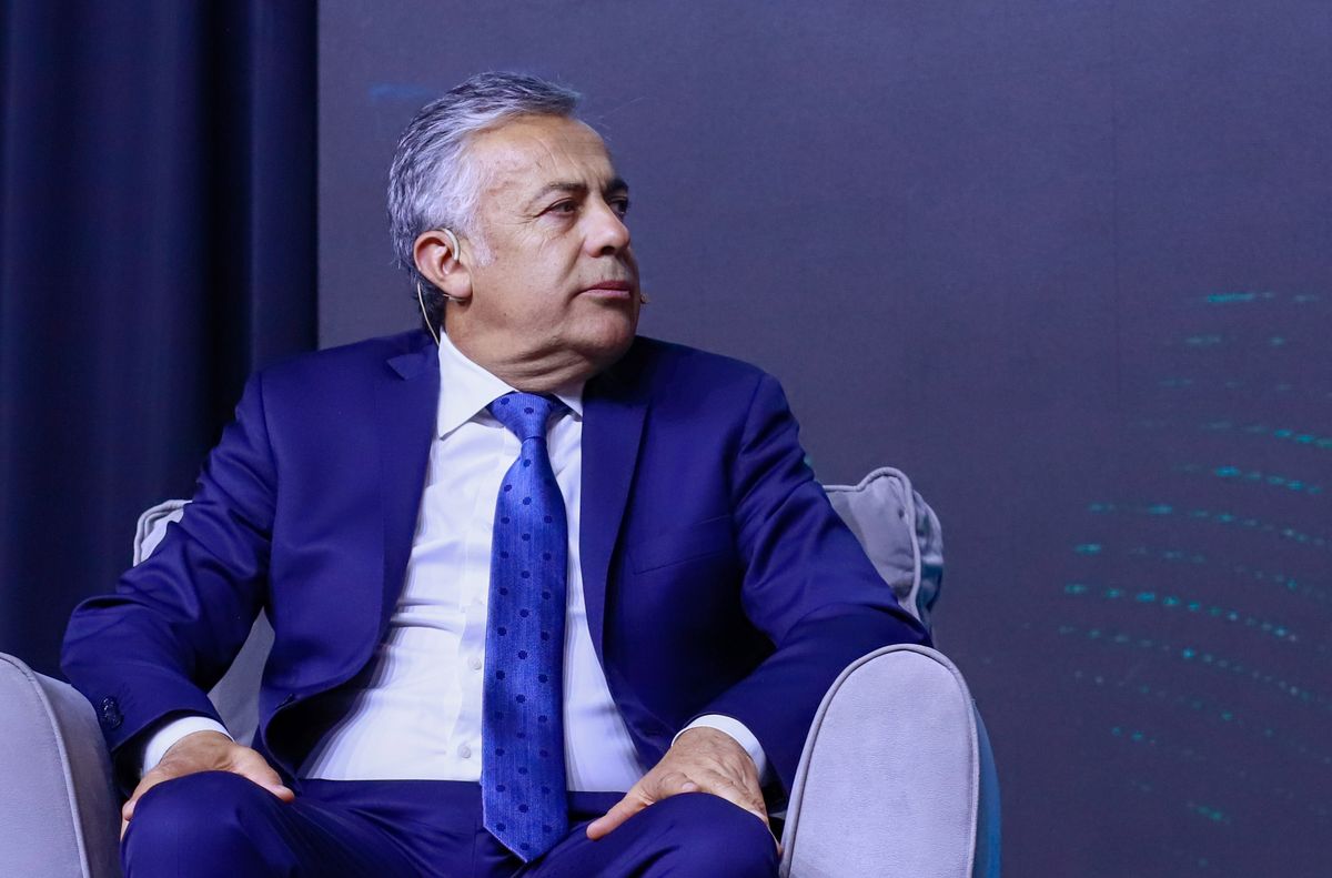 Alfredo Cornejo disertó en un panel organizado por la Cámara Argentina de la Construcción.