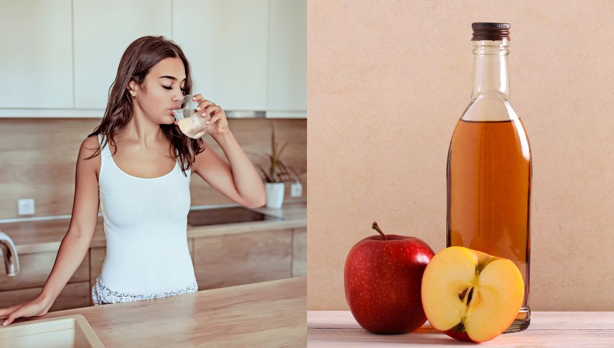 ¿Realmente sirve tomar agua con vinagre de manzana en ayunas?