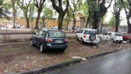 ¿Y el cuidado de los espacios públicos?: Frente a la escuela Centenario
