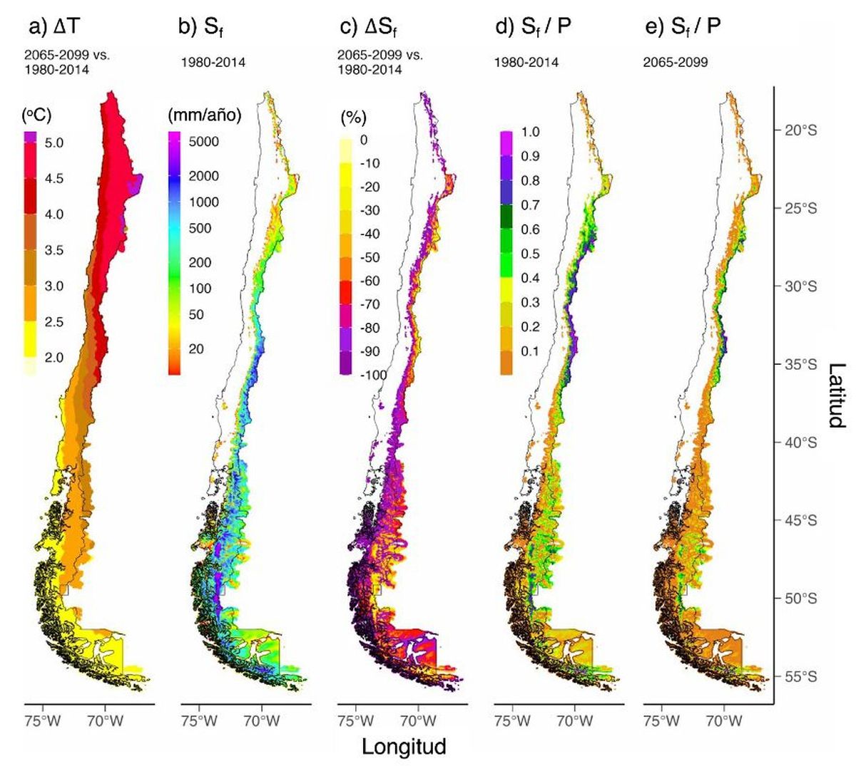 Estudio revela alarmantes proyecciones ambientales para fines de siglo en Chile Estudio revela alarmantes proyecciones ambientales para fines de siglo en Chile