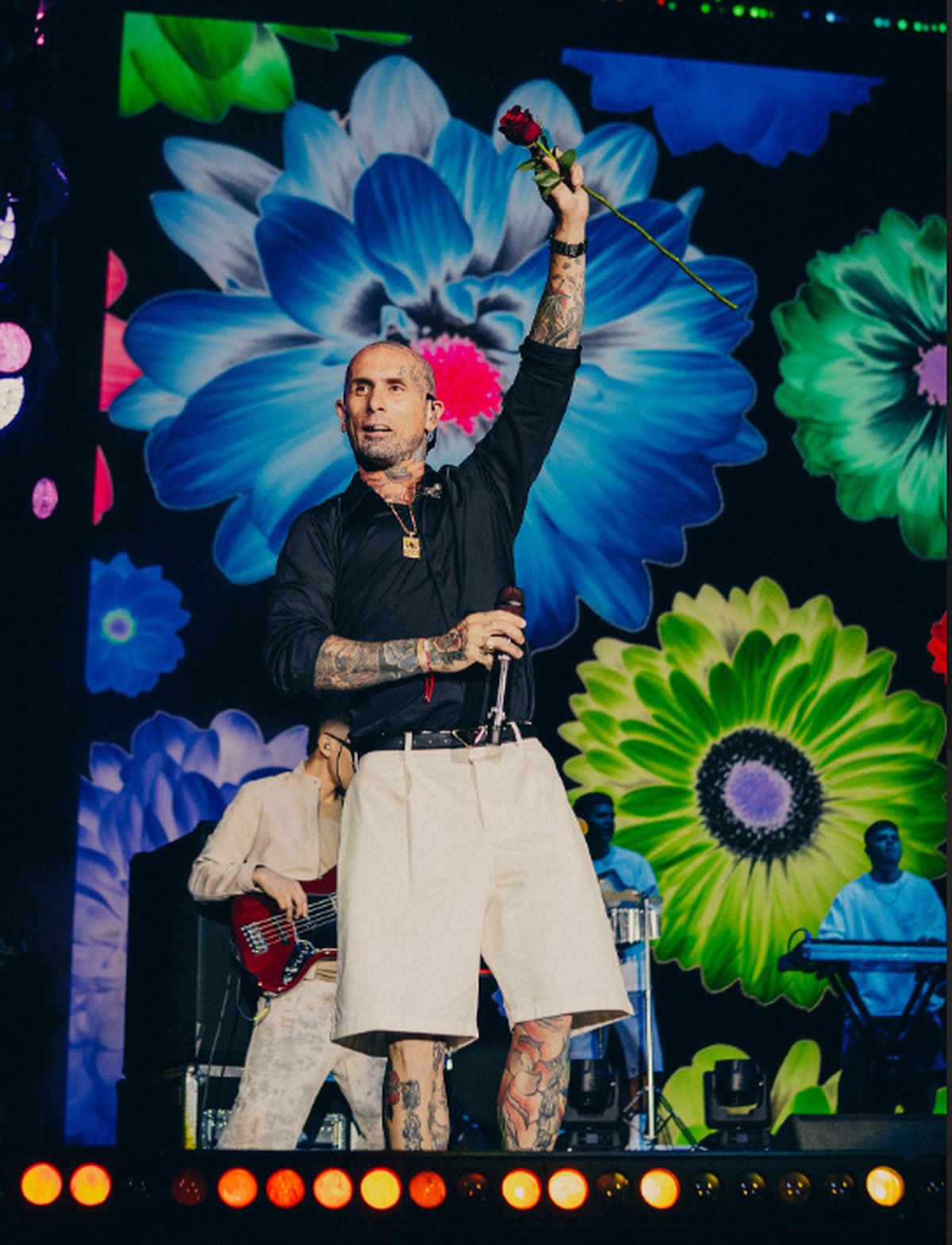 Emanuel Noir, cantante de Ke Personajes, este sábado en el Arena Maipú Stadium. Emanuel Noir, cantante de Ke Personajes, este sábado en el Arena Maipú Stadium.