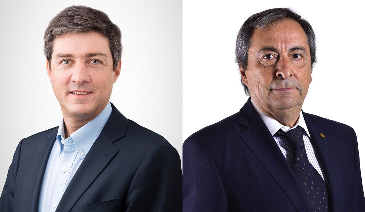 El senador Pablo Priore y el diputado Enrique Thomas.