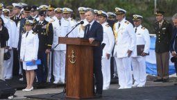 Macri en el acto del ARA San Juan: No los vamos a abandonar