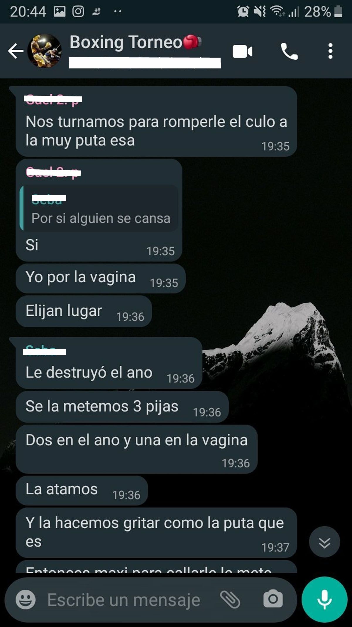 Aberrantes chats sobre cómo violar a sus compañeras del colegio: horror en  Misiones