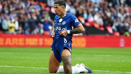Enzo Fernández no pudo ganar la FA Cup-