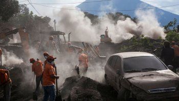 Unos 200 desaparecidos dejó el volcán de Fuego en Guatemala