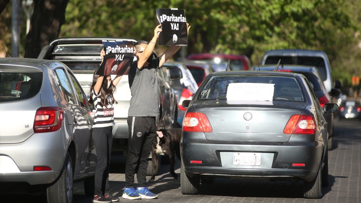 Manifestaciones del SUTE por aumentos salariales (Archivo)