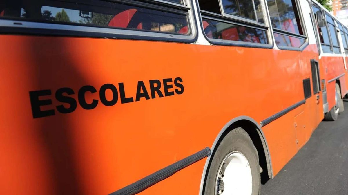 Irresponsable. Un chofer de micro escolar hizo manejar a un menor.