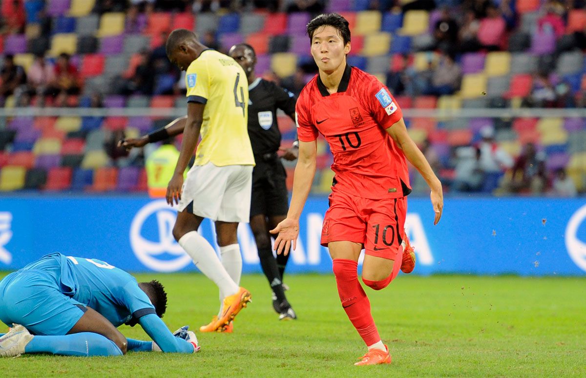 Corea del Sur fue el último clasificado a los cuartos de final del Mundial Sub 20 Corea del Sur fue el último clasificado a los cuartos de final del Mundial Sub 20