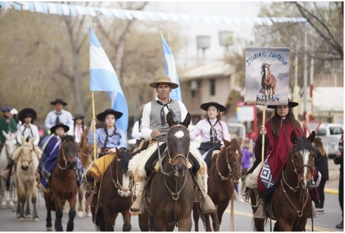 La Municipalidad de Las Heras evocó el Paso a la Inmortalidad del Padre de la Patria.