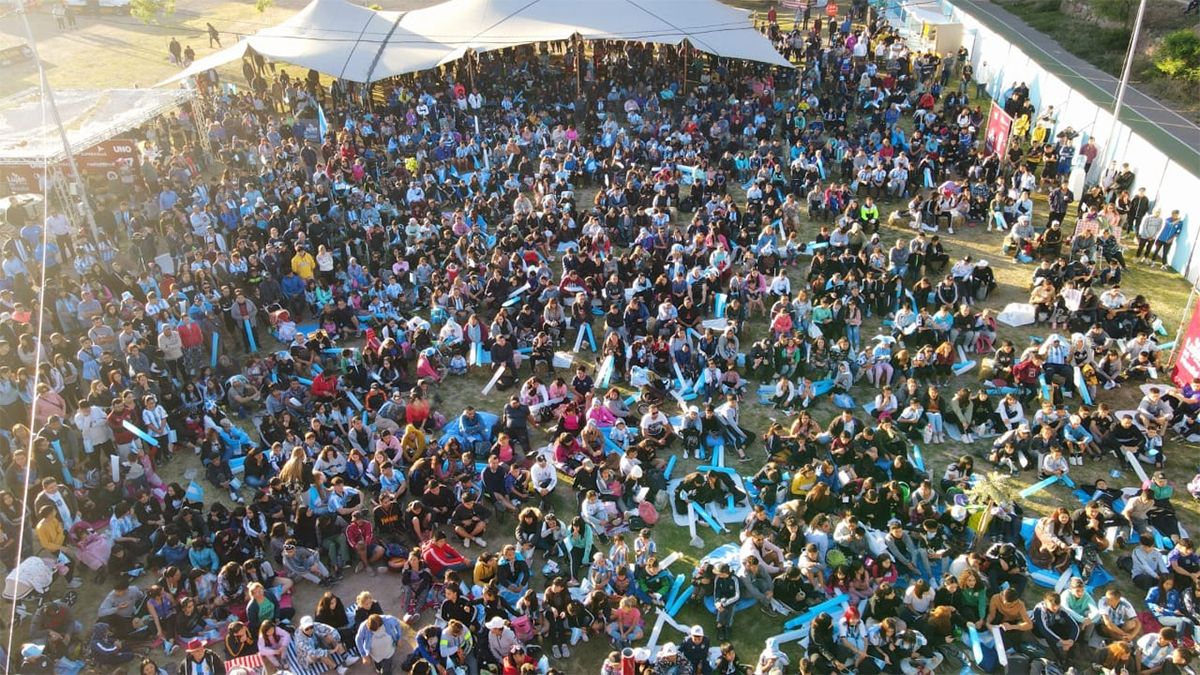 Durante las 7 presentaciones de la Selección argentina la concurrencia de público fue absoluta en Luján de Cuyo.