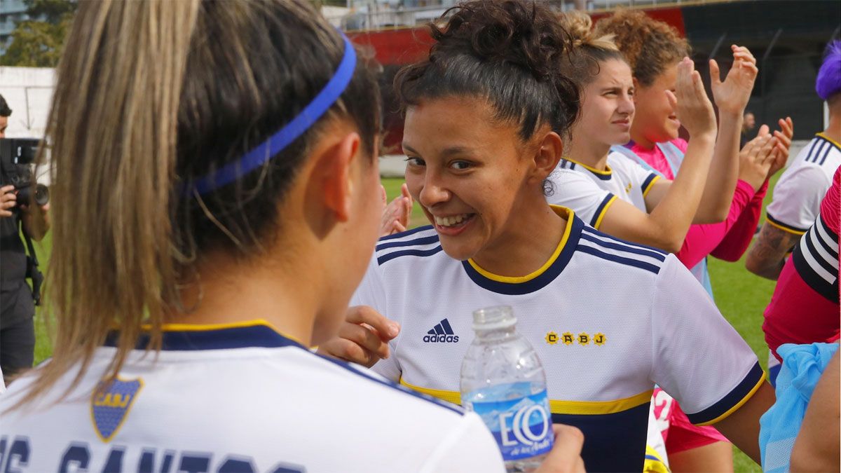 La mendocina Julieta Cruz, de Boca, se lesionó durante el Superclásico con River.