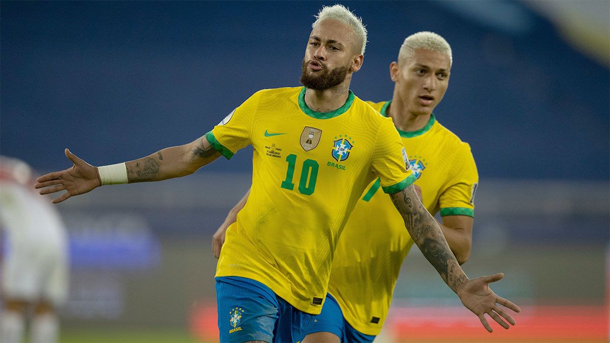 Brasil goleó a Perú y saca chapa en la Copa América 2021