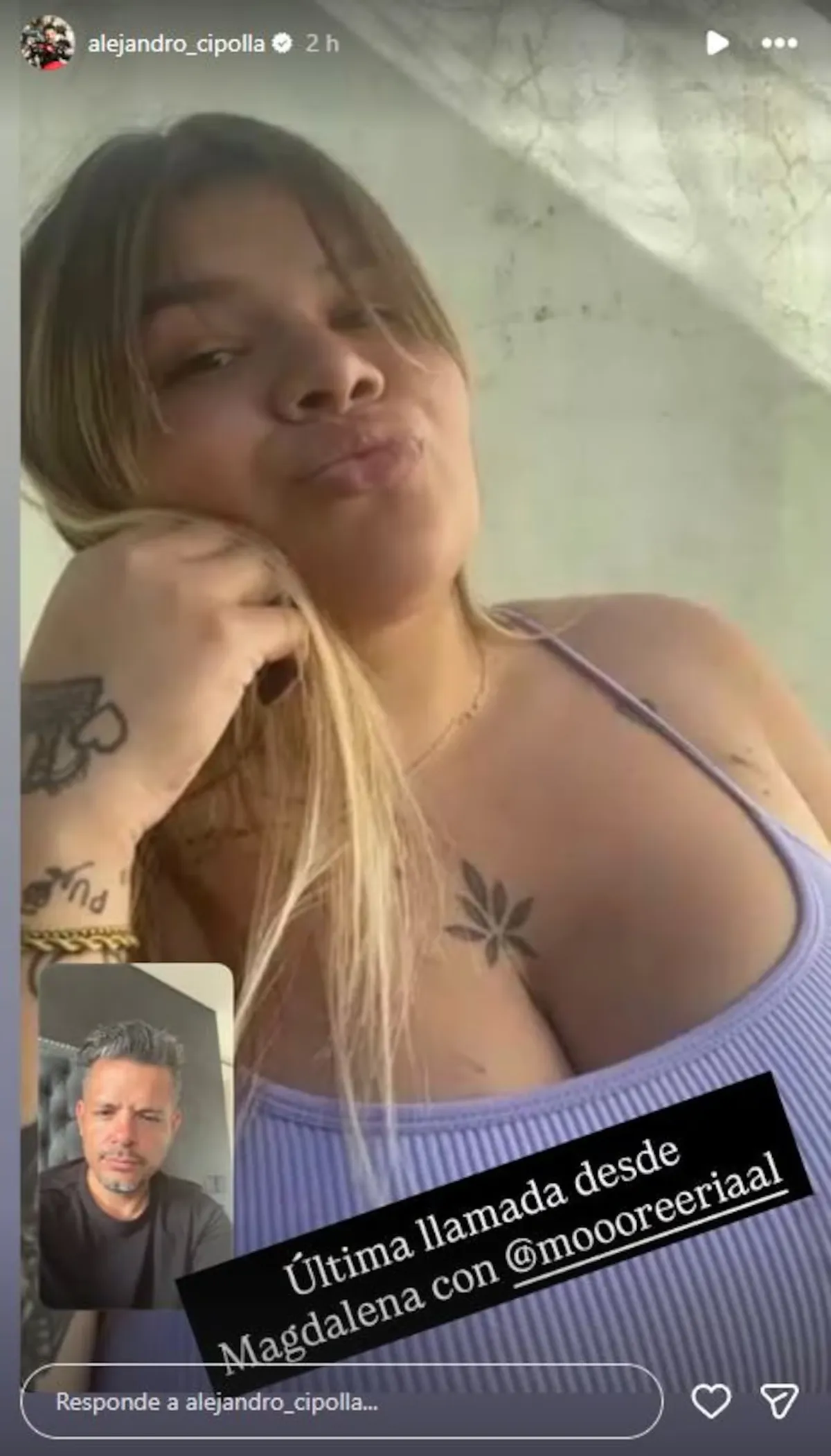 La foto de Morena Rial antes de recibir la prisión domiciliaria. La foto de Morena Rial antes de recibir la prisión domiciliaria.