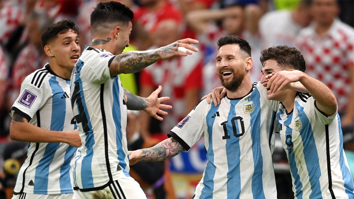 La Selección argentina derrotó 3-0 a Croacia y se metió en la gran final del Mundial Qatar 2022