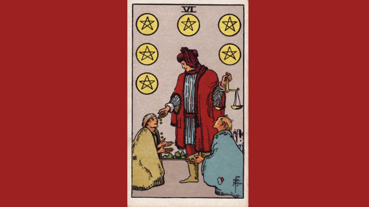 La carta elegida del tarot para las predicciones de hoy lunes 20 de octubre de 2025 es El Seis de Oros, s&iacute;mbolo de generosidad, equilibrio y justicia material.