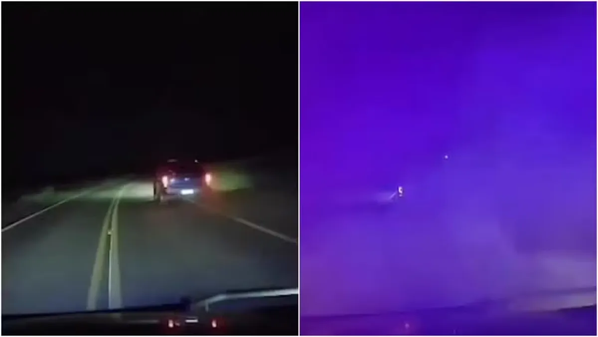 El hombre tenía instalado un sistema de escape muy sofisticado.
