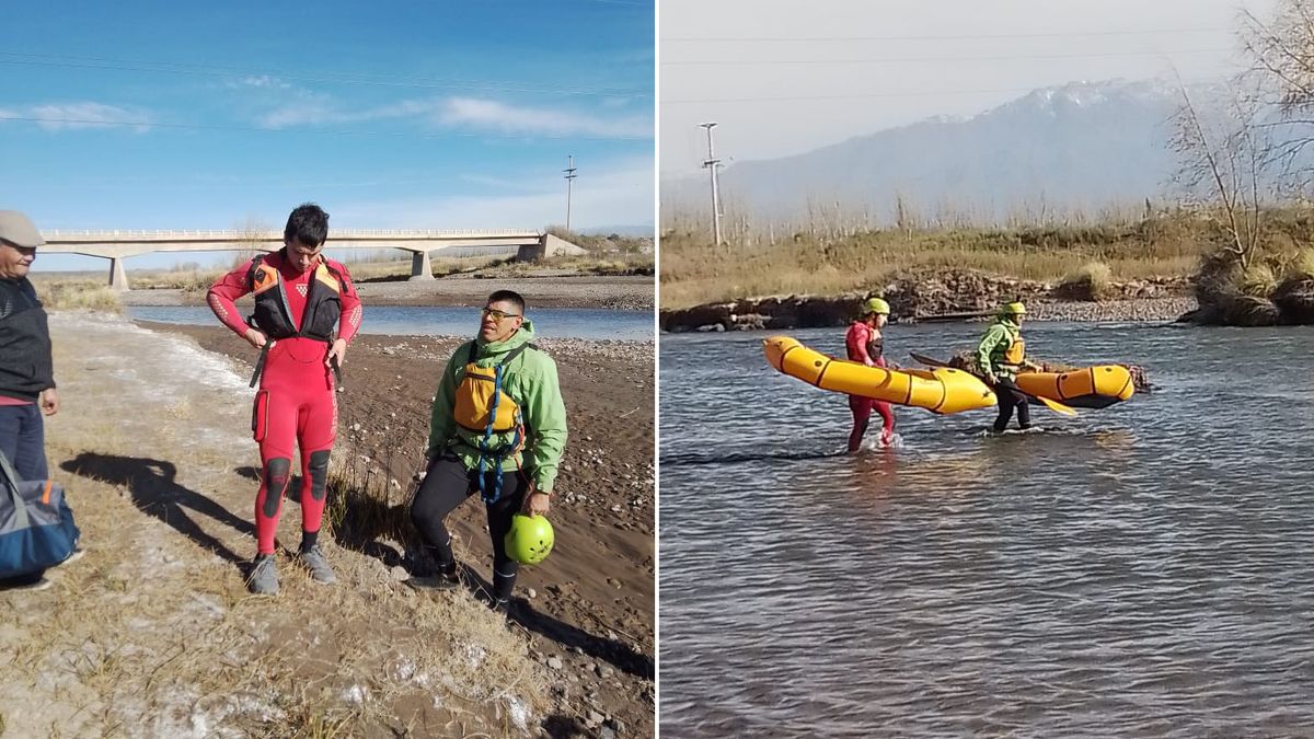 Los rastrillajes fueron en 12 kilómetros del río Tunuyán durante 3 horas, pero no encontraron indicios de honoria Jorge.
