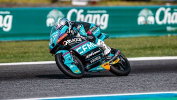 Marco Morelli llegó 7° y Valentín Perrone abandonó en el Gran Premio de Hungría de Moto3 Marco Morelli llegó 7° y Valentín Perrone abandonó en el Gran Premio de Hungría de Moto3