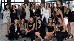 Las parejas de los jugadores de la Selección argentina se reunieron en la previa del partido ante Croacia, por el Mundial Qatar 2022.