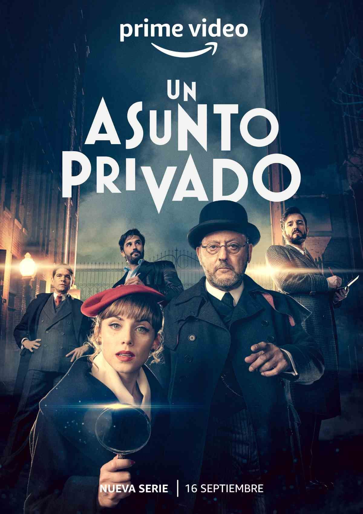 Serie de &eacute;poca. Es la producci&oacute;n espa&ntilde;ola Un asunto privado con Aura Garrido y Jean Reno.