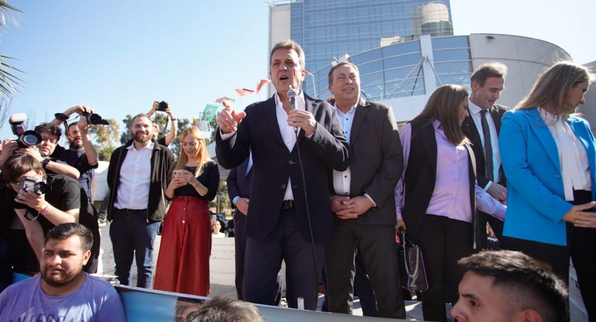 Sergio Massa en Mendoza.