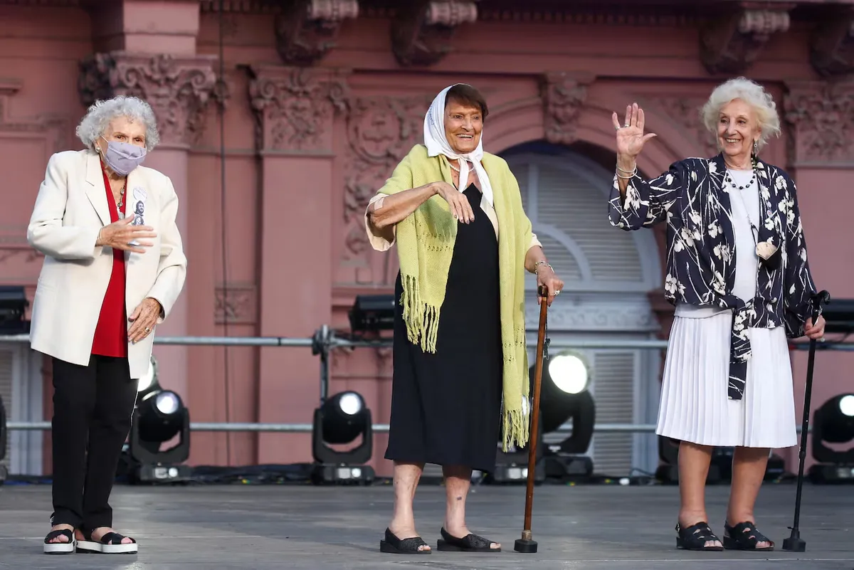 Lita Boitano, Taty Almeida y Estela de Carlotto, referentas de Madres y Abuelas. Una vida buscando "verdad, memoria y justicia". Lita Boitano, Taty Almeida y Estela de Carlotto, referentas de Madres y Abuelas. Una vida buscando "verdad, memoria y justicia".