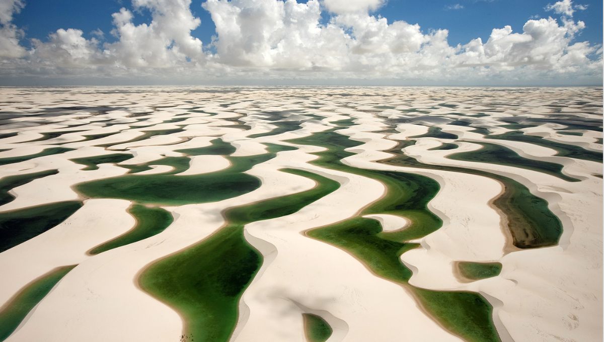 El único desierto inundado del mundo: tiene dunas de lagos y es una maravilla excepcional de la naturaleza