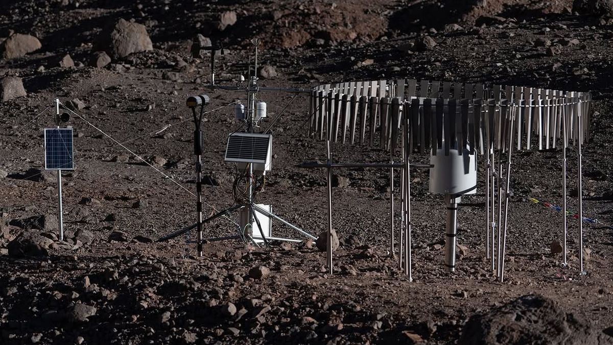 Así son los sensores meteorológicos que se instalaron en el cerro Aconcagua. Así son los sensores meteorológicos que se instalaron en el cerro Aconcagua.