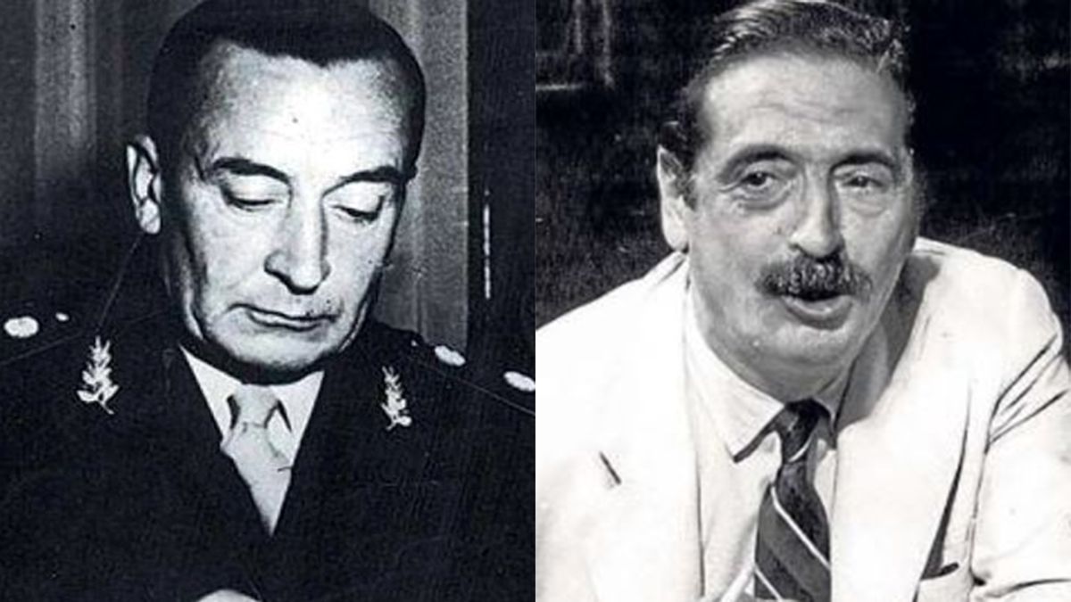 Contrastre. Pedro Aramburu fue presidente de facto. Julio Strassera fue el fiscal del Juicio a las Juntas.