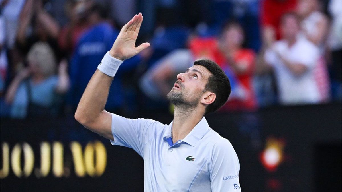 Novak Djokovic está en las semifinales del Abierto de Australia.