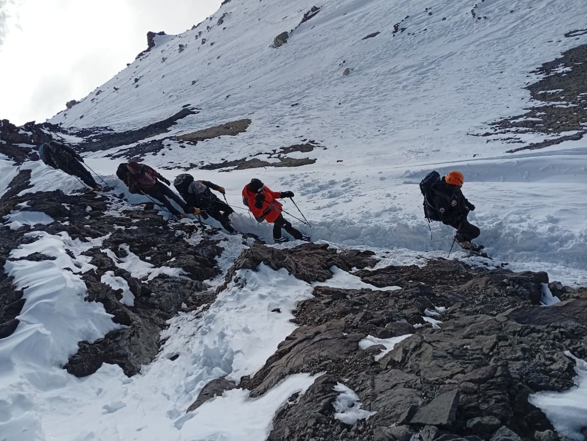 Rescate en el Aconcagua.