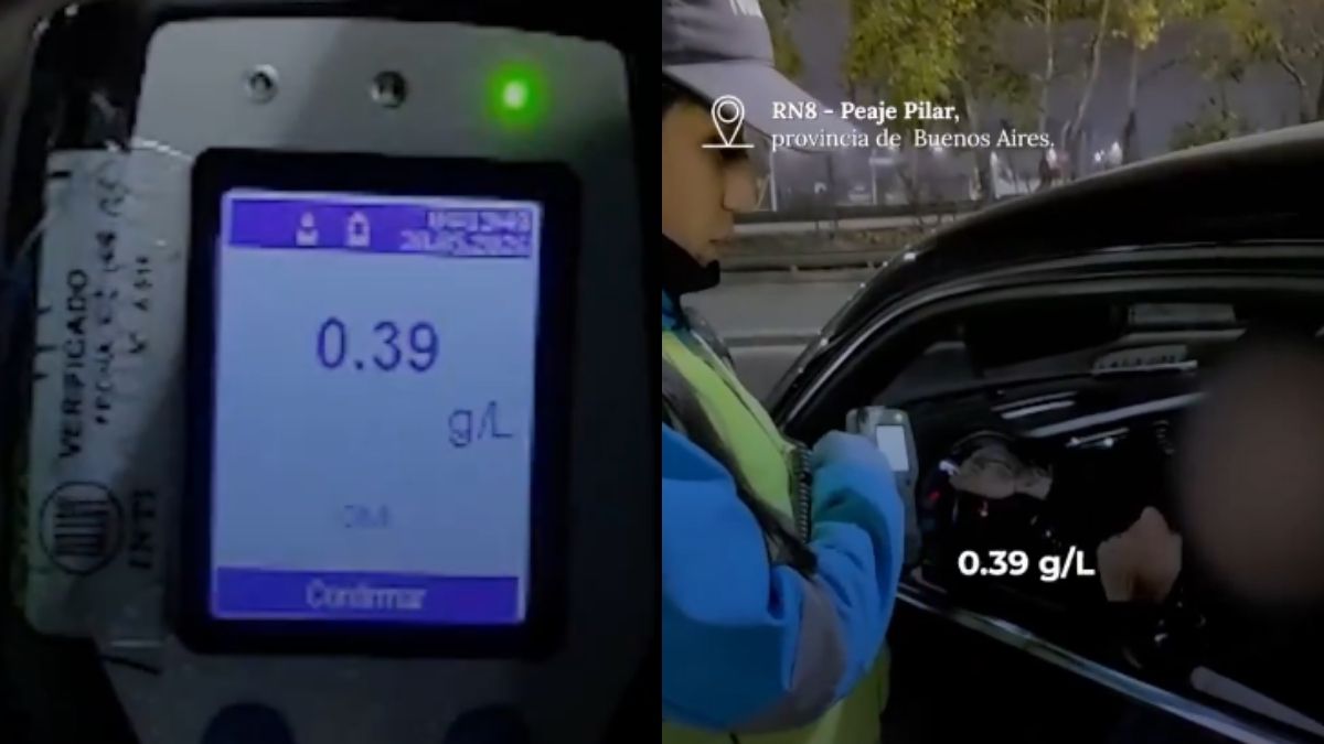 El conductor alcoholizado fue atrapado por segunda vez.