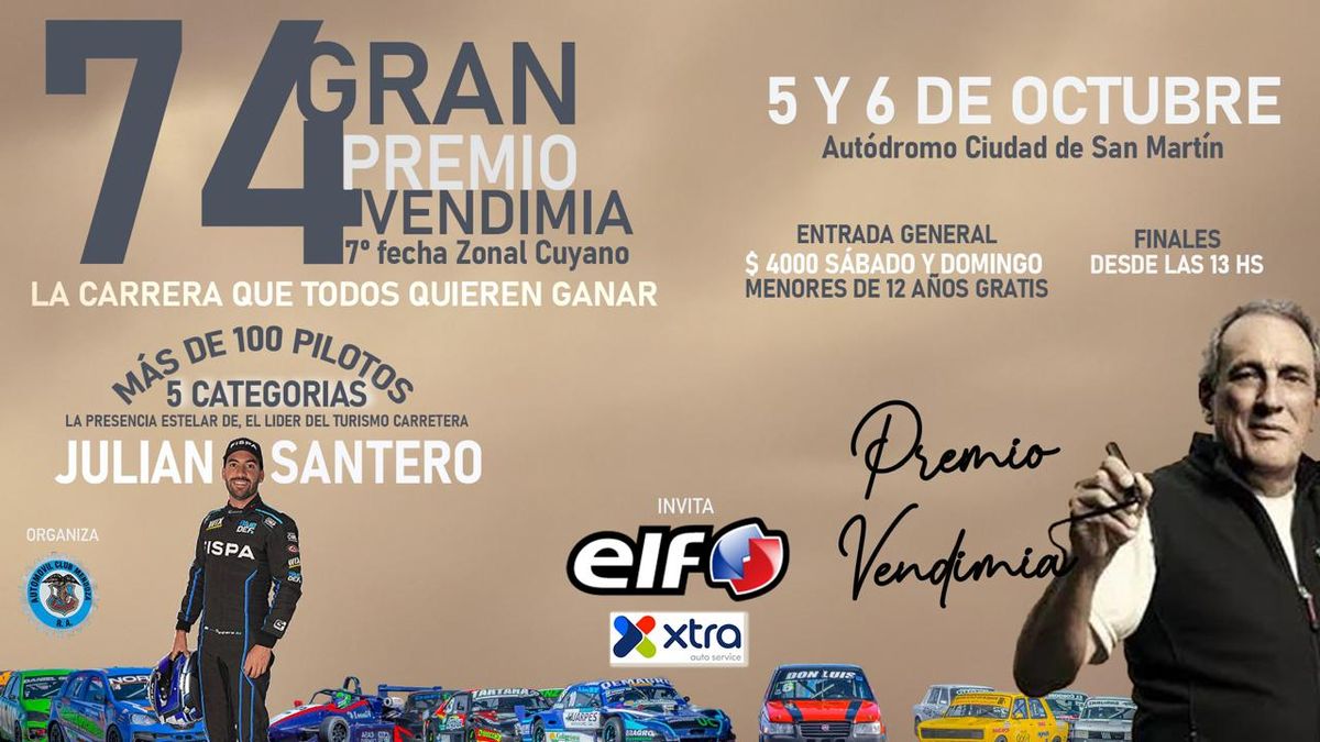 Se disputará el próximo fin de semana 5 y 6 de octubre en el Autódromo Ciudad de San Martín. Se disputará el próximo fin de semana 5 y 6 de octubre en el Autódromo Ciudad de San Martín.
