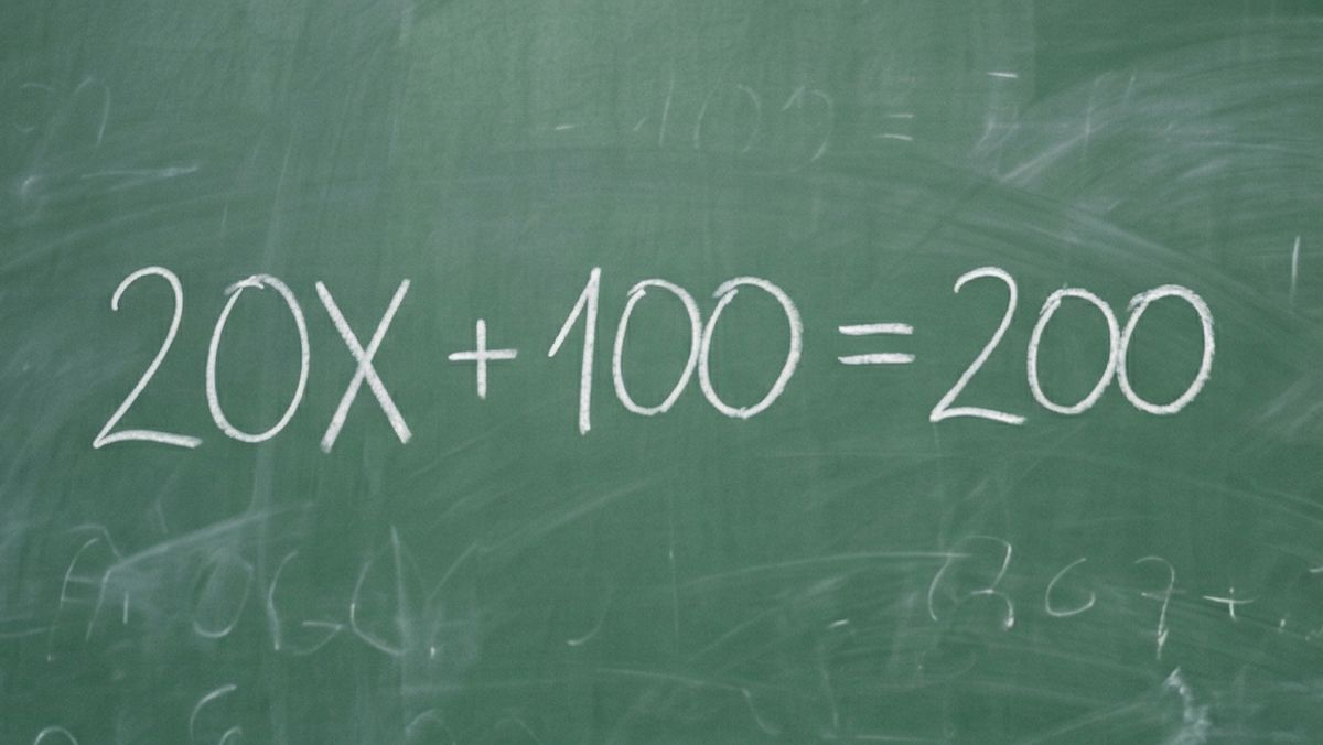 ¿Cuál es el valor de X en esta ecuación?