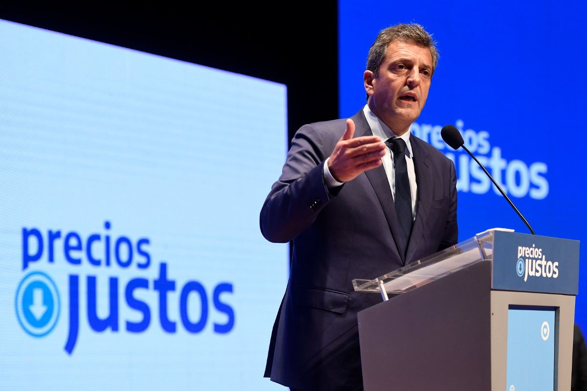 Sergio Massa, ministro de Economía de la Nación.