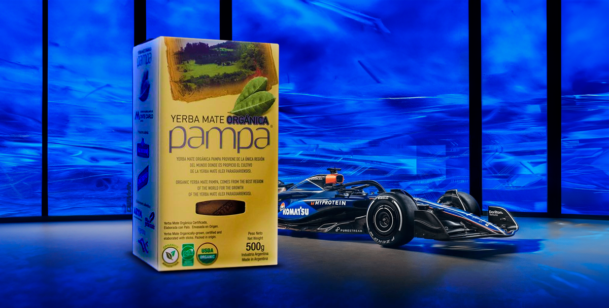 Mate rico y saludable. La yerba preferida de nuestro piloto de Fórmula 1, Franco Colapinto es, Pampa. Mate rico y saludable. La yerba preferida de nuestro piloto de Fórmula 1, Franco Colapinto es, Pampa.