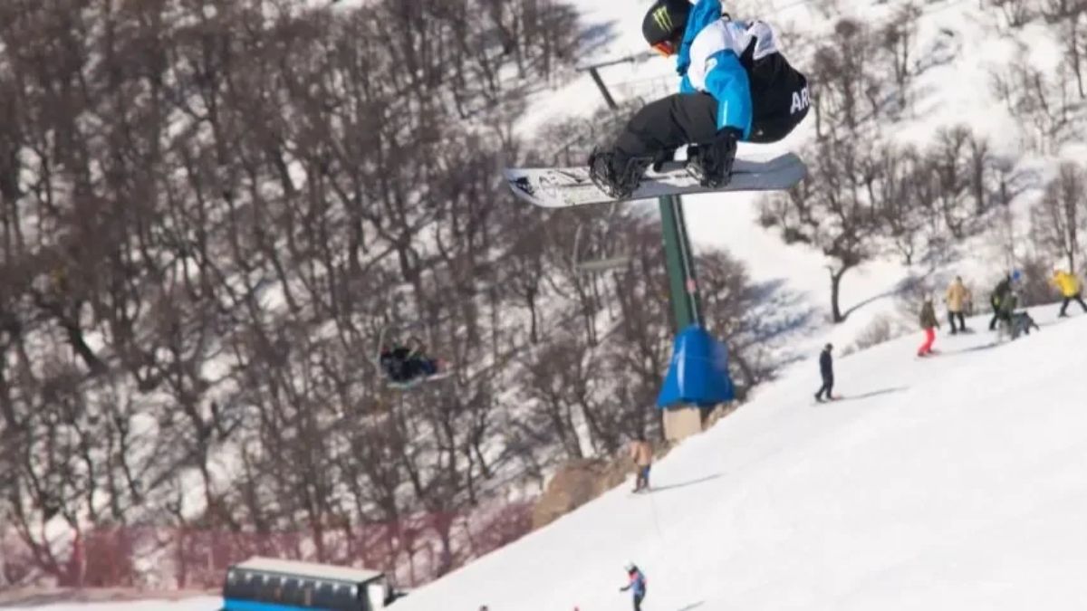 El Cerro Catedral de Bariloche fue sede de la Copa Sudamericana de Slopestyle y Big Air.