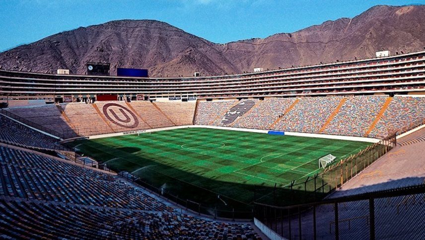 El estadio Monumental de Lima.