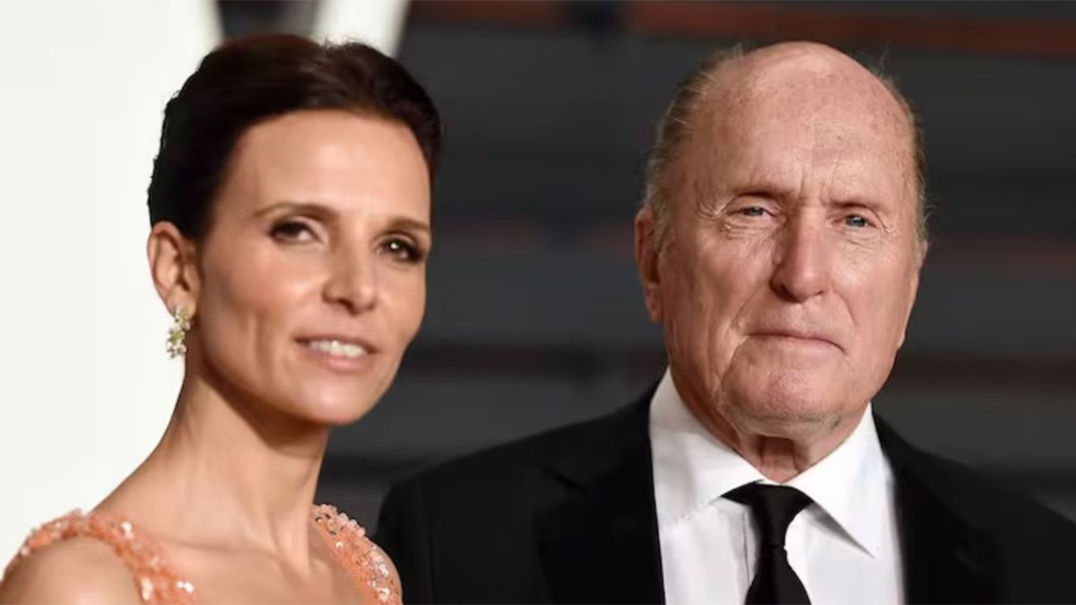 Robert Duvall junto a su esposa, la argentina Luciana Pedraza, quien comunicó la muerte del actor en redes sociales.