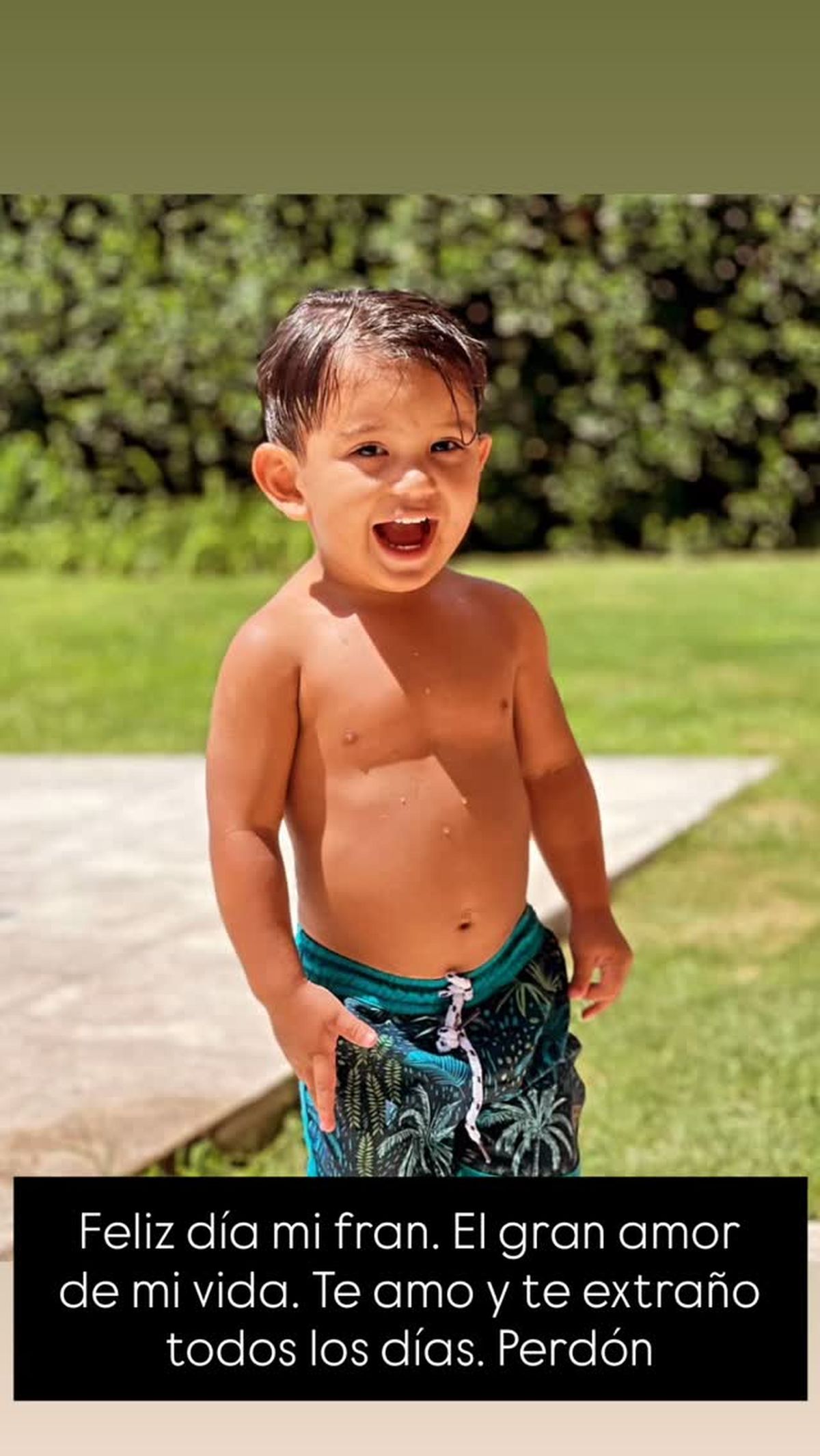 El impactante posteo de Morena Rial pidiéndole perdón a su hijo. El impactante posteo de Morena Rial pidiéndole perdón a su hijo.