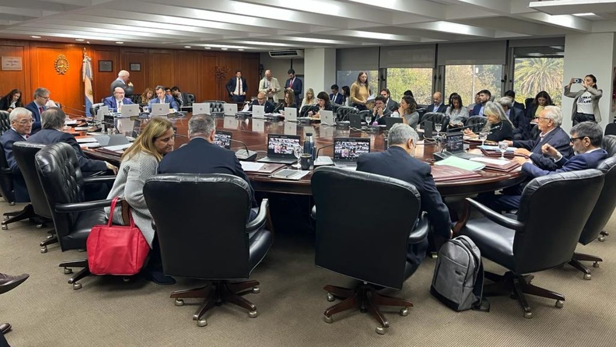 La reunión que mantuvo este miércoles la Comisión de Acusación del Consejo de la Magistratura de la Nación.