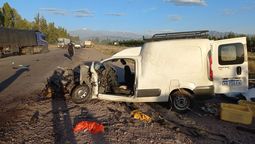Un hombre y una mujer fueron internados en el Hospital Central luego de un violento accidente en Luján.