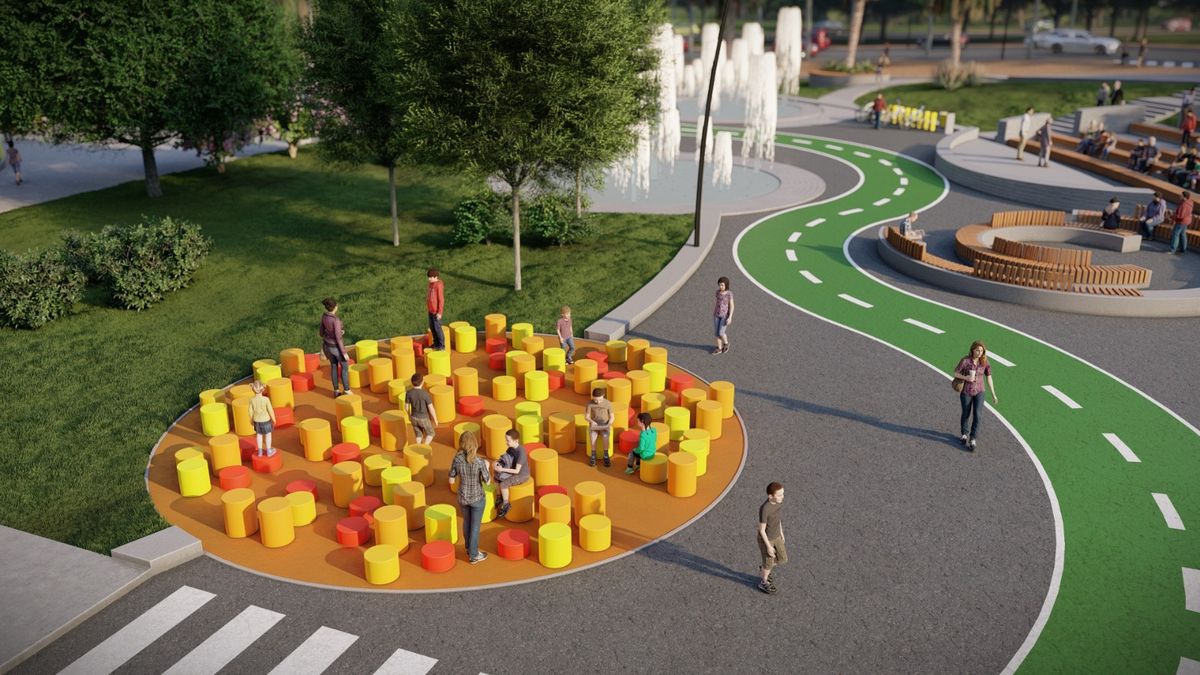 La zona de la calesita data de 1909. La zona de la calesita data de 1909.