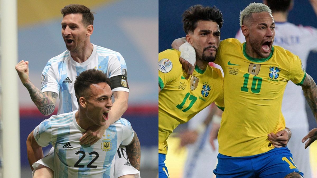 Argentina vs. Brasil: cuándo y a qué hora será la final
