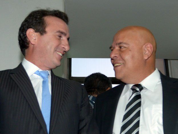 Abraham y el exgobernador Francisco