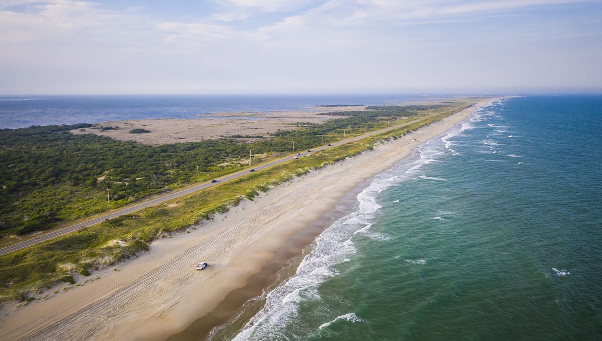 Una de las mejores playas de Carolina del Norte, a la que solo se accede en ferry y es gratuito